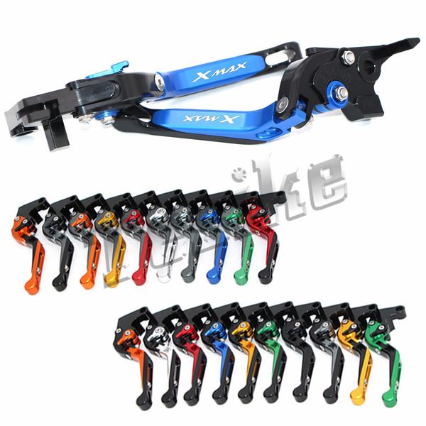 

for yamaha x-max xmax x max 125 250 300 400 cnc motorcycle levers set adjustable folding extendable xmax 250 brake clutch levers