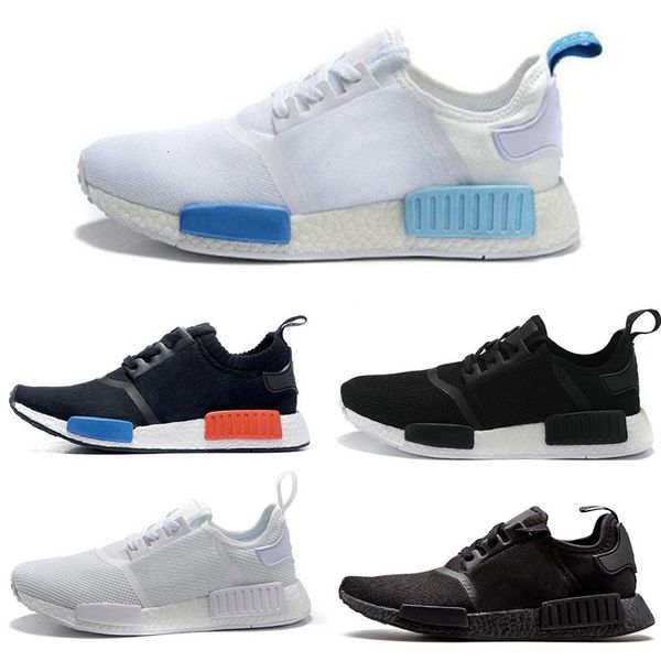 

running shoes ultra r1 pk runner primeknit triple black city men & women sneaker lightweight breathable athletic casual sneaker zapatos