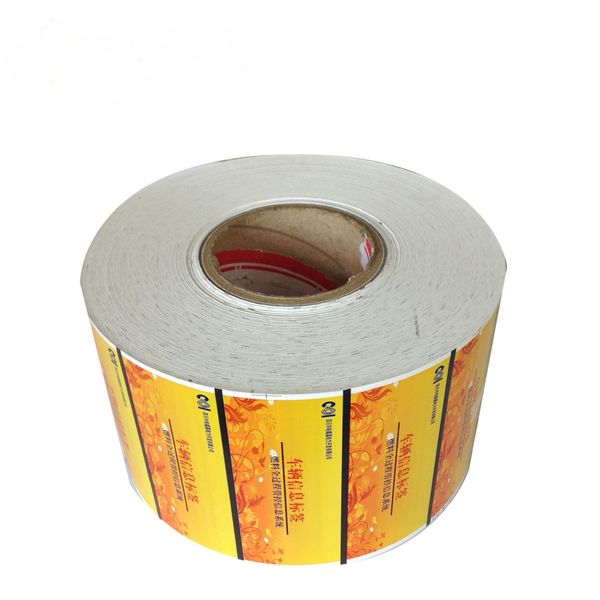 

rolled sticker labels custom printed food packaging adhesive sticker with wholesale