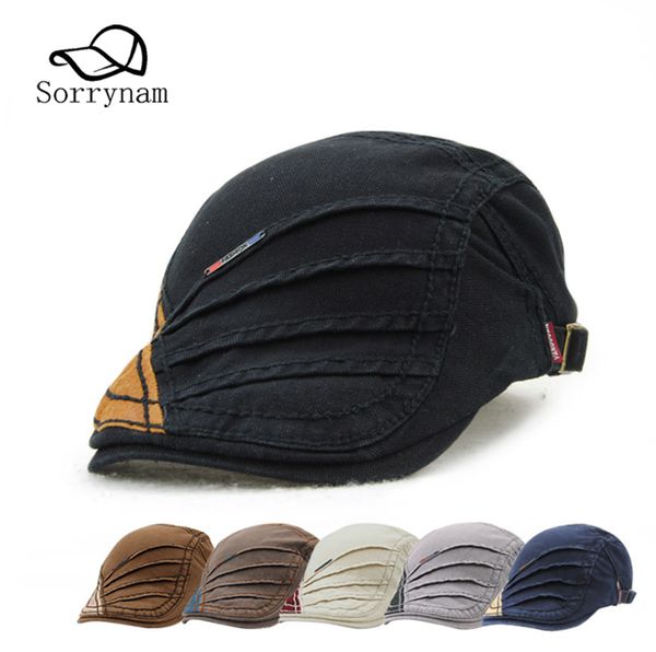 

мода берет cap хлопок шапки для мужчин и женщин casquette козырьков вс шляпу gorras планаса flat caps регулируемые беретов, Blue;gray