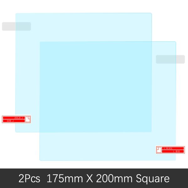 

rainproof film anti fog side window reflective anti-scratch clear protective film for car rearview mirror glass -pack of 2pcs