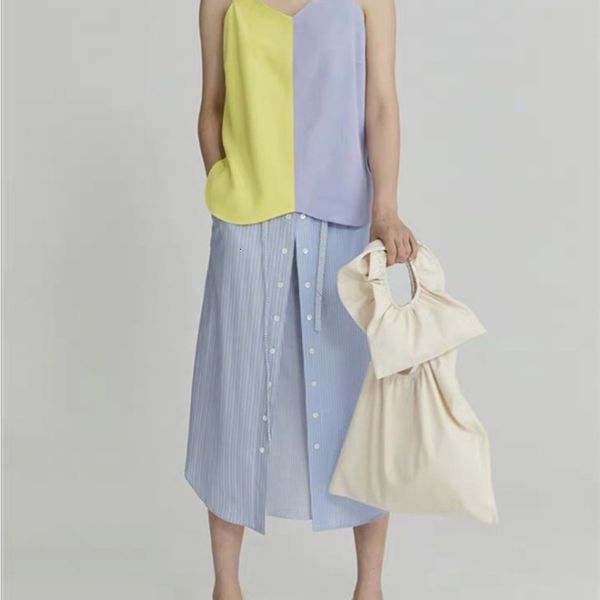 

pleated women's 2020rectoins wind lotus leaf mini dumpling canvas portable bag