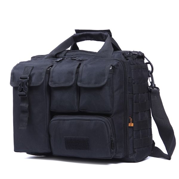 

yin qi shi men's shoulder bags molle outdoor sport rucksack 15" lapcamera mochila tactical computer bag