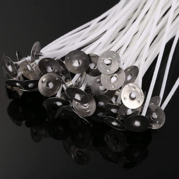 

150pcs natural candle wicks, 50pcs 8 inch 6 4 low smoke na