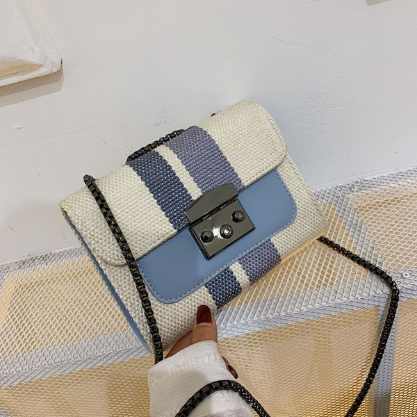 

girls' small bag 2019 new korean chain small square bag fashionable one shoulder messenger fashion crossbody bags for women