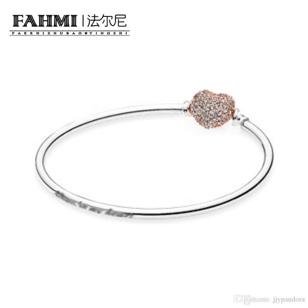 

pandora 100% 925 стерлингового серебра 1: 1 оригинальный 580722cz браслет аутентичные темперамент моды гламурный ретро свадебные женщины юве, Golden;silver