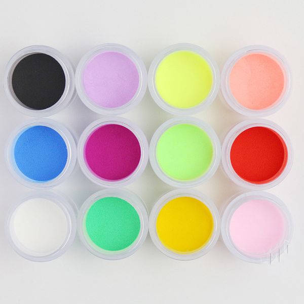 

acrylic powder for nail modeling white black professional grade for nail art cosmetic sculpture glitter dust 12color powder, Silver;gold