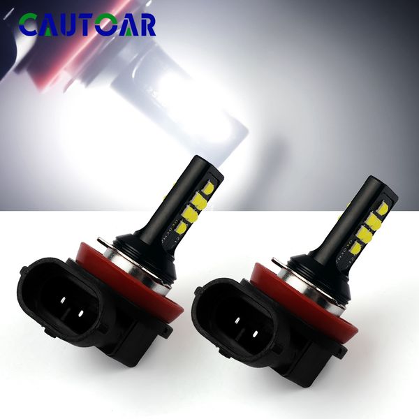 

2pcs canbus h11 auto fog lights led car super bright lights 1200lm 6000k no error led bulbs white 12v driving running lamp