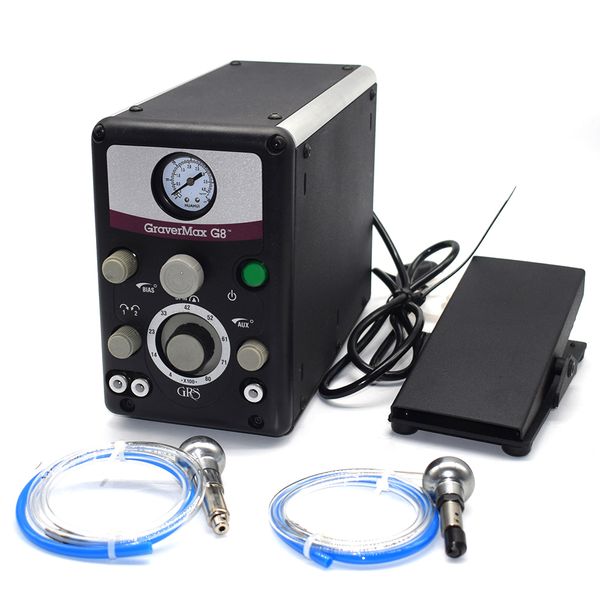

pneumatic engraving machine double ended impact graver jewelry engraver set with 1pcs graver knife