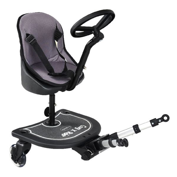 

английская коляска тележка вспомогательная педаль, сиденье два ребенка путешествия артефакт педаль стоя доска висит прицеп