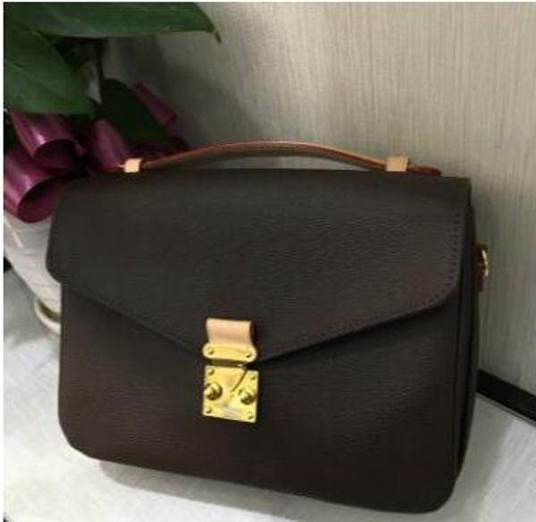 

новая высококачественная кожаная женская сумка pochette metis наплечные сумки crossbody сумки messenger bagm40780