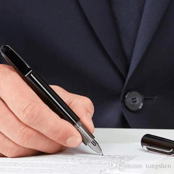 

limited edition famous pen mbc black resin magnetic cap rollerball pen carving luxury school office stationery writing smooth
