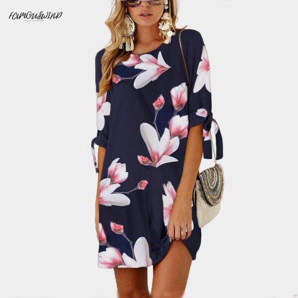 

print loose women dress spring summer casual dress plus size o neck short mini dresses vestidos female dresses designer clothes, Black;gray