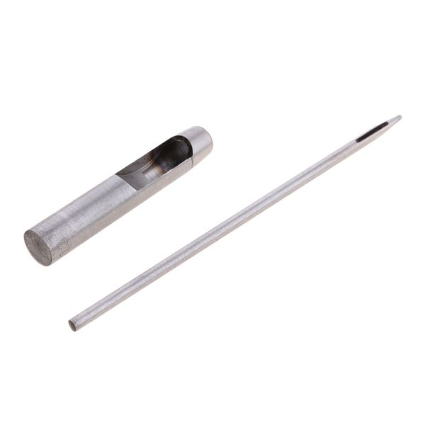 

2pcs round shape leather craft hole punch set punch belt watch band for leather working punch cutter 0.5/ 13mm