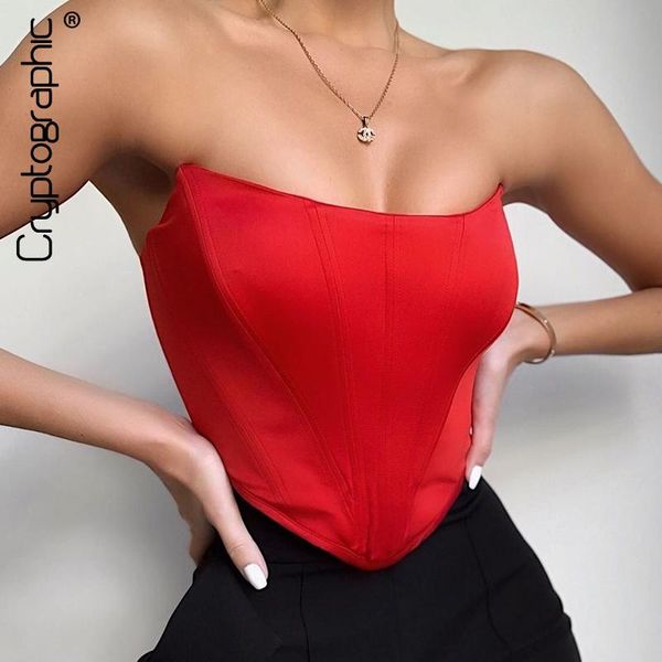 

sleeveless off shoulder velvet fashion corset crop vest female underwear backless bustier solid loose tank new tshirt, White