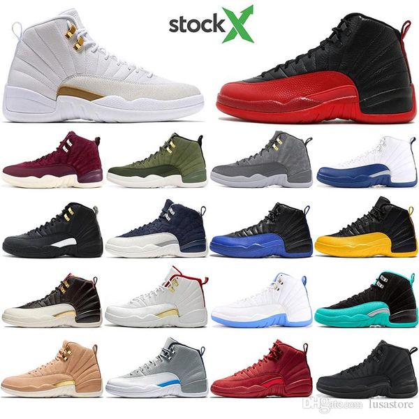 

with socks 2020 luxury arrival fiba 12 12s basketball shoes men game royal gym red winterized bulls designer mens trainers sports 40-47
