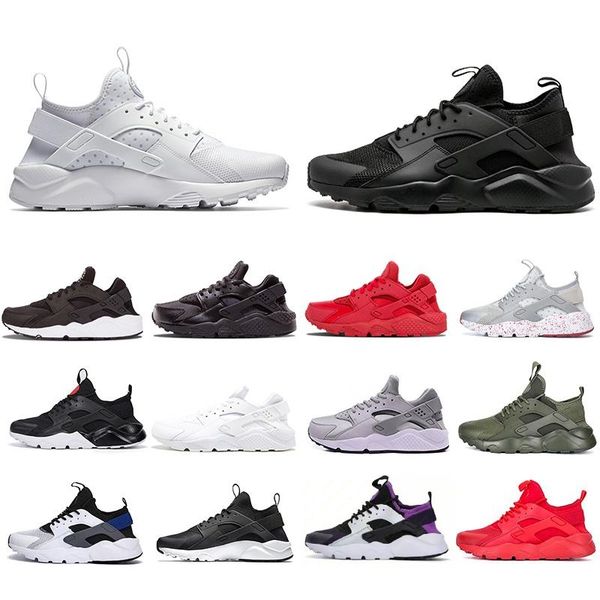 

ультра huarache 4,0 1,0 кроссовки тройной белый черный воздух классические красные розовые мужчины женщины huaraches открытый trainer серые