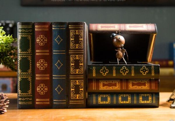 2019 Retro Industrial Wind Wooden Storage Box Plastic Thickening Finishing Storage Box Living Room Bedroom Desktop Book Box Decorations From Dong1222