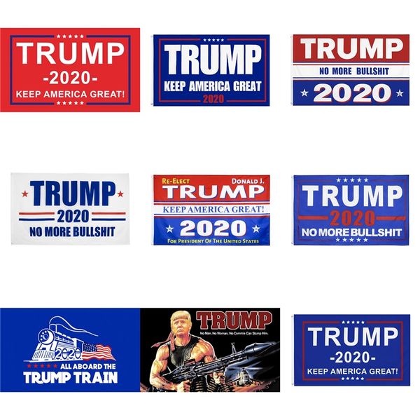 

90x150cm trump 2020 flag 3d print keep america great banner garden window decor for president usa american donald flag ljja2818 #535