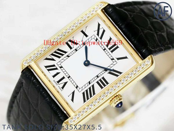 

af factory diamond womens watch fashion woman watch swiss quartz movement diamond bezel sapphire crystal 18k gold leather strap, Slivery;brown