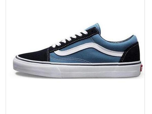 

new fashion old skool canvas shoes classic white blackshoes for women mens low cut skateboard casual sneakers 35-45, Black