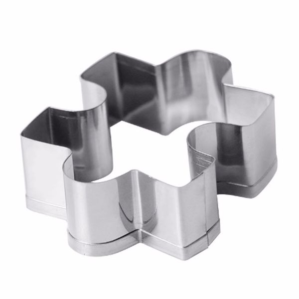 

durable puzzle shape stainless steel cookie cutter diy home kitchen baking mould cookies biscuit fondant cutter mold
