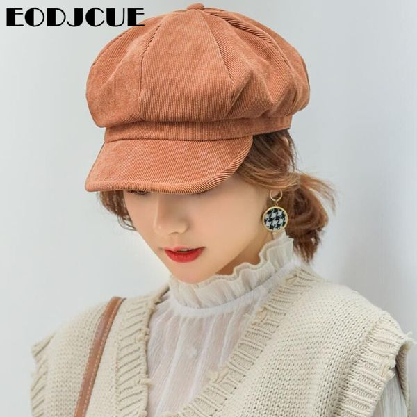 

fashion women beret autumn winter octagonal cap hats stylish artist painter newsboy caps bonnet, Blue;gray