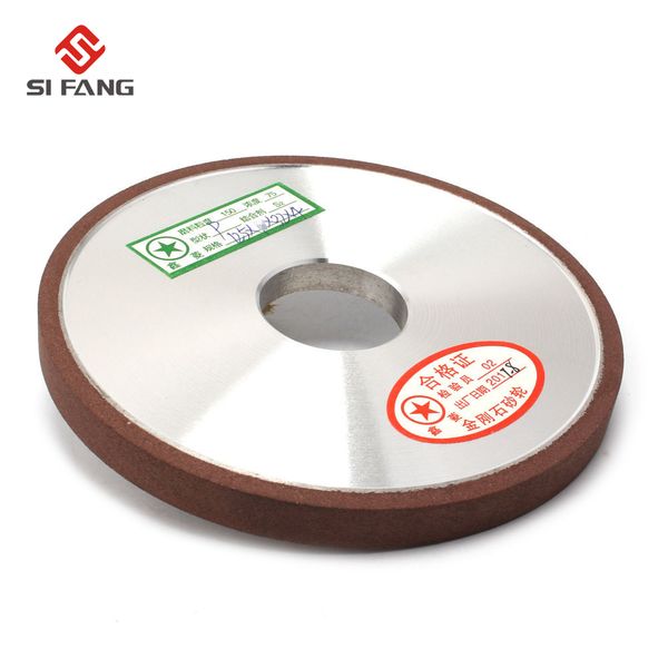 

125mm resin bond falt shape diamond flat disc grinding wheel grinder thickness 6/8/10mm plain type 150grit 75%