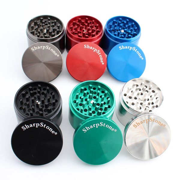 

SharpStone Flat Grinders Dry Herb Vaporizer Herb Spice Crusher 40mm 50mm 55mm 63mm Metal Grinder 4 Layers Flat Grinders