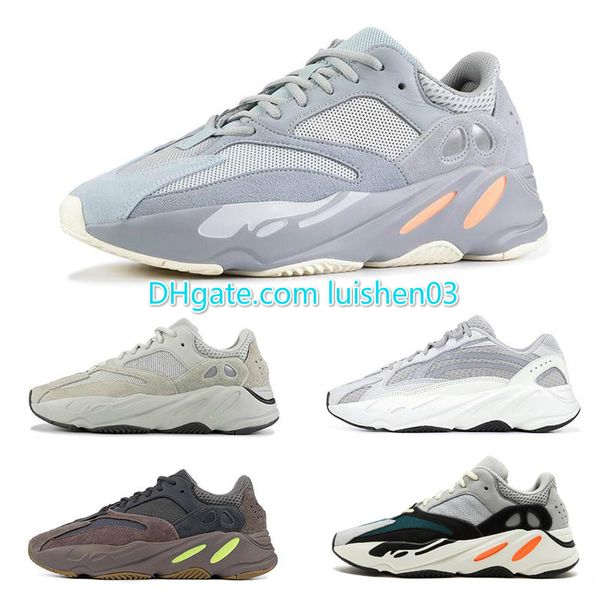 

designer 700 wave walkning shoes for men women inertia mauve multi solid grey salt static 3m reflective mens trainers sports sneakers n0m1, Black