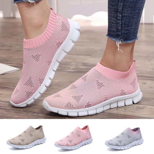 

onto-mato brand leisure women's outdoor mesh lace up sports shoes run breathable shoes sneakers dropshipping casual schoenen, Black