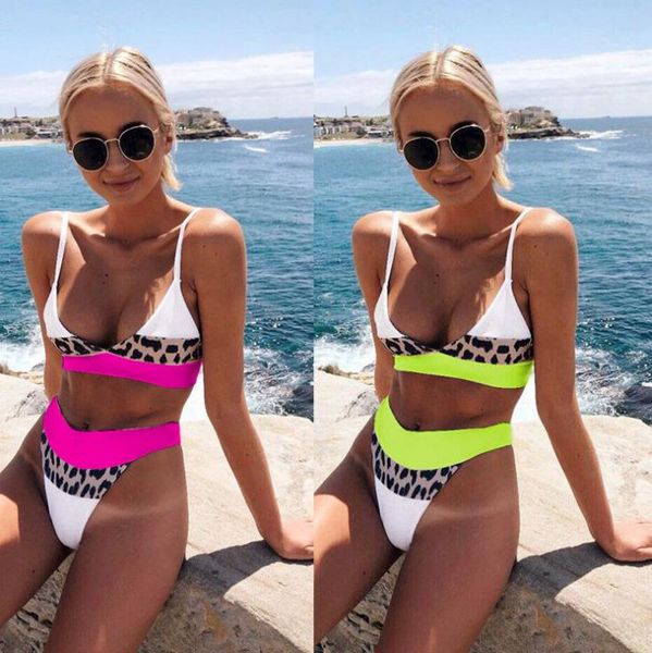 

ms. bikini stitching swimwear продам бикини с высокой талией новые европейские и американские купальники