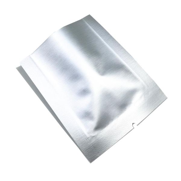 

dhl wholesales heat sealing open mylar sample packaging flat vacuum aluminum foil pouches dried beans snack storage bags