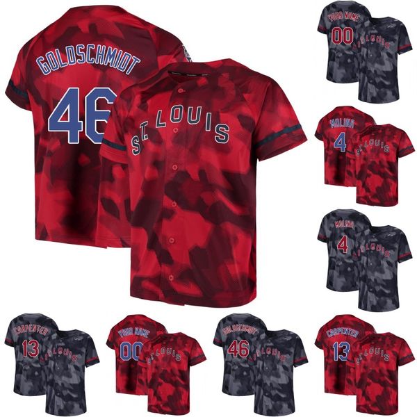 

Mens Camo St. Louis 4 Yadier Molina 46 Paul Goldschmidt 13 Matt Carpenter 39 Miles Mikolas 43 Dakota Hudson Baseball Jerseys