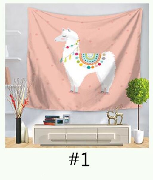 

150*130cm animal alpaca printed fashion tapestry wall hanging tapestry for wall decoration beach towel yoga picnic mat sofa cover bedsheet
