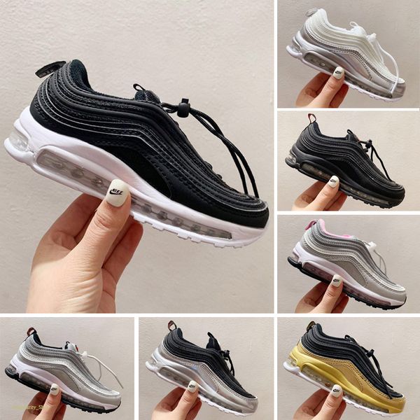 

2020 kids leather and fabric breathable kid outdoor shoes og tpu built in air kids outdoors cushioning athletic shoes, Black