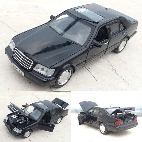 

высокая моделирования 1:32 масштаб 1993 классический w140 сплав diecast модели автомобилей отойдите назад свет звук игрушки коллекция беспла