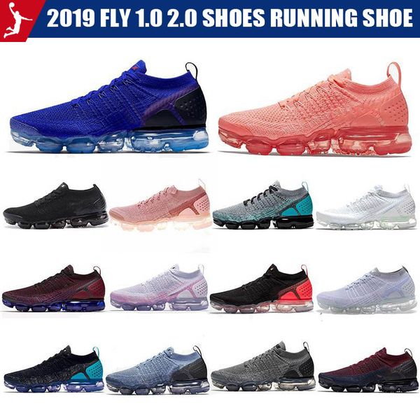 

2019 fly 1.0 2.0 shoes running shoe mango crimson pulse be true mens womens designer sports casual shoes size 36-45, White;red