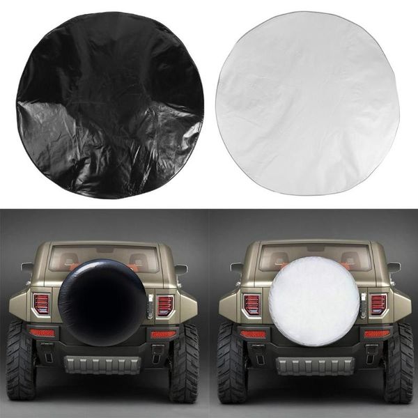 

spare tire cover case weatherproof car tire tyre storage universal for vehicle trailer rv suv truck wheel protector four season