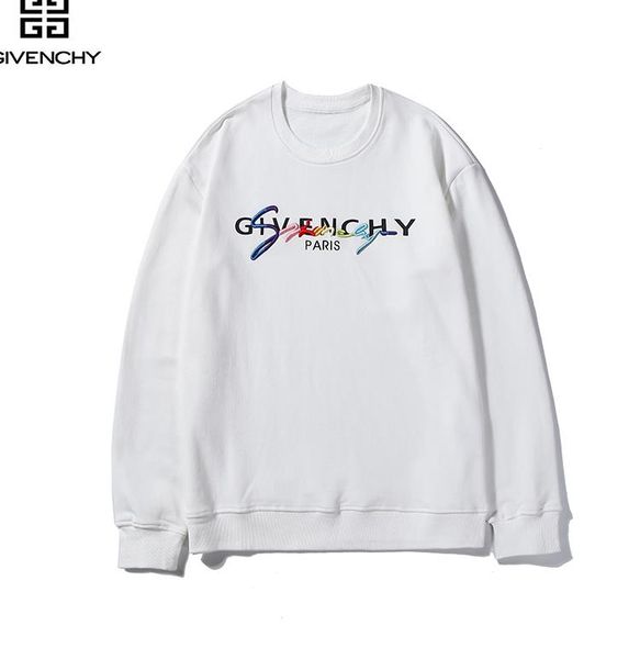 

2018 giv̴enchy fashion autumn winter men hoodies plus size long sleeve sweatshirt casual bronken heartbreak pablo printed men pullover, White;black