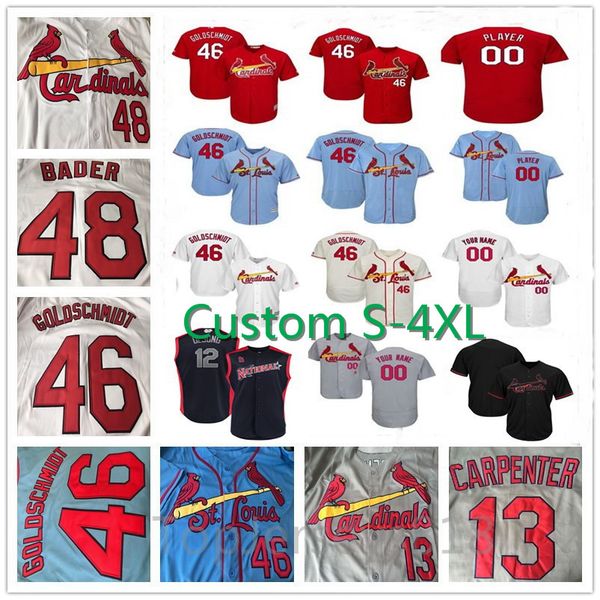 

Men Women Youth Paul DeJong Goldschmidt Cardinals Harrison Bader Yadier Molina Matt Carpenter Wainwright Marcell Ozuna St. Louis Jerseys