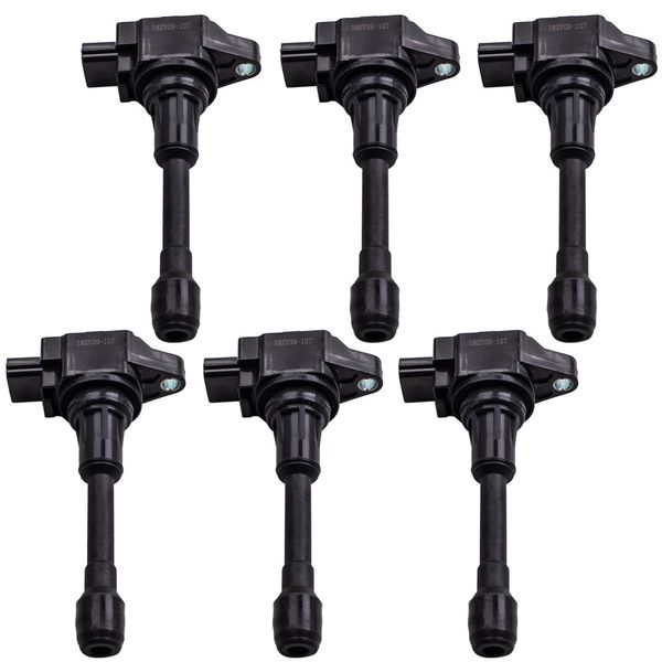 

6x ignition coil pack for 370z 3.7l v6 2009 2010 2011 2012 2013 2014-16 22448ey00a, uf-617 for infiniti ex37 3.7l v6 2013