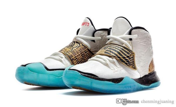 

новые аутентичные concepts й кирия 6 gs золотого мумия мужчины баскетбол обувь turquoise cherry red man спорт кроссовки cv5572-149 с коробко