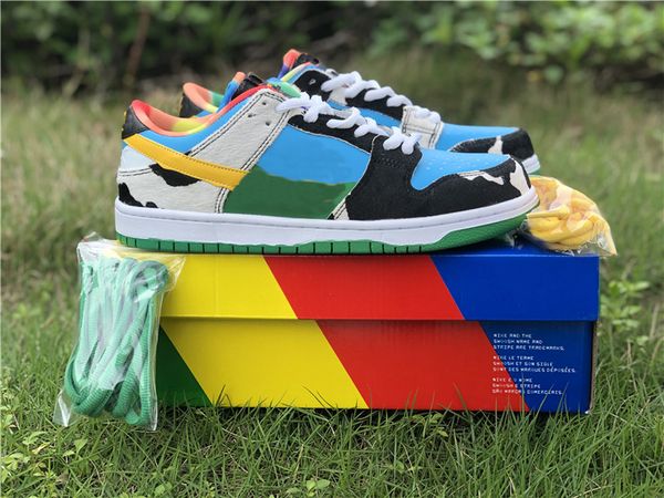 

2020 authentic ben & jerry's x sb chunky dunky cu3244-100 mens womens dunk low pro qs skateboard shoes sports sneakers with original bo