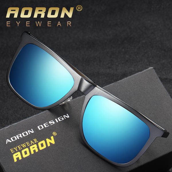 

men and women polarized sunglasses fashion sunglasses for men brand designer square sunglasses aluminum legs mirror lens, White;black