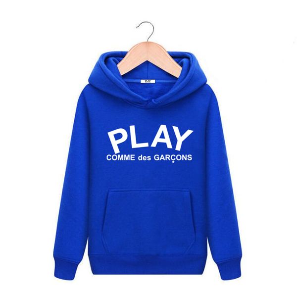 

играть любовь досуг бренд дизайнеры пуловер письмо мужчины женщины куртка с капюшоном роскошные девушки толстовка свободные толстовка commed, Black