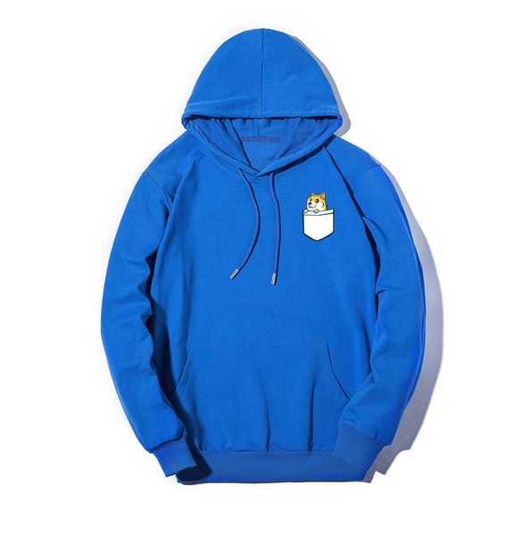 

diy mens hoodies sweaters brand hoodies for mens women sweatshirts with dog print pullovers hooded mens women asian size m-5xl, Black