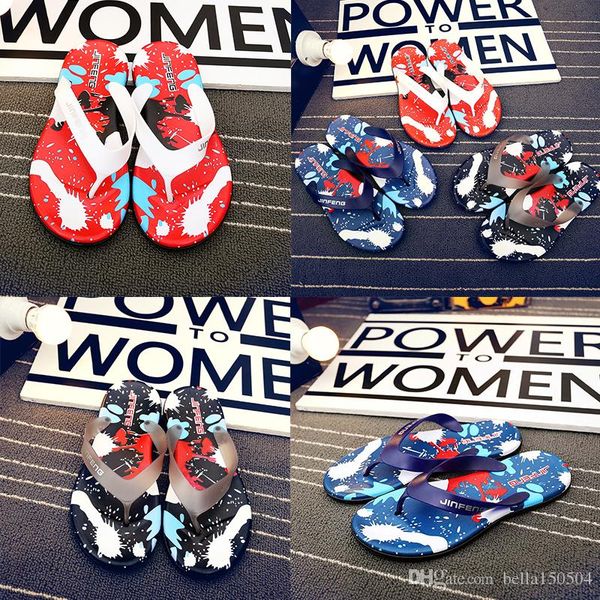 

men's shoes flip flops summer fashion soft comfortable rubber breathable casual man flat hawaii slippers sandals, Black