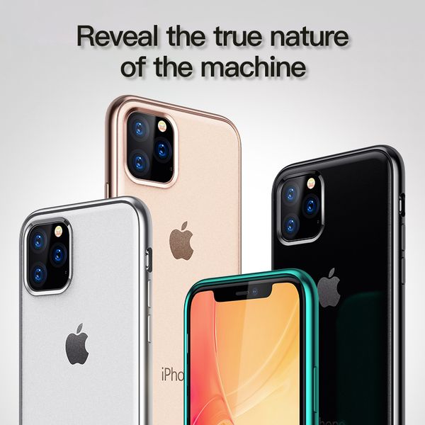 

soft tpu case for iphone 11 pro max 7/8 plus x/xs xr transparent clear shockproof back case cover bumper for iphone 11 capas coque
