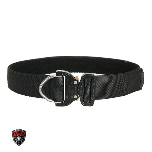 

emersongear cobra buckle d-ring riggers belt 1.75 inch cobrabuckle shooter paintball airsoft wargame emerson belt black, Black;green